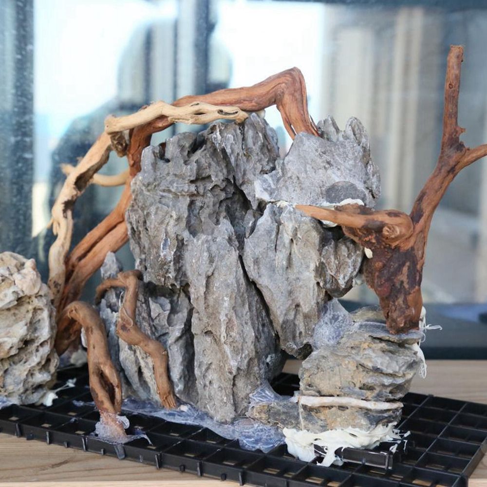 Aquarium Planted Wood - N1N Wood Reptile Tank Background Aquarium