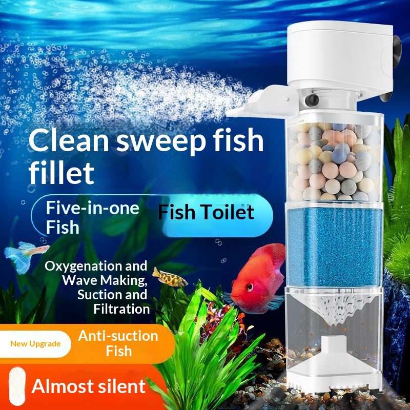 Aquarium Plant Iron - 6 In1 Aquarium Filter Pump Fish