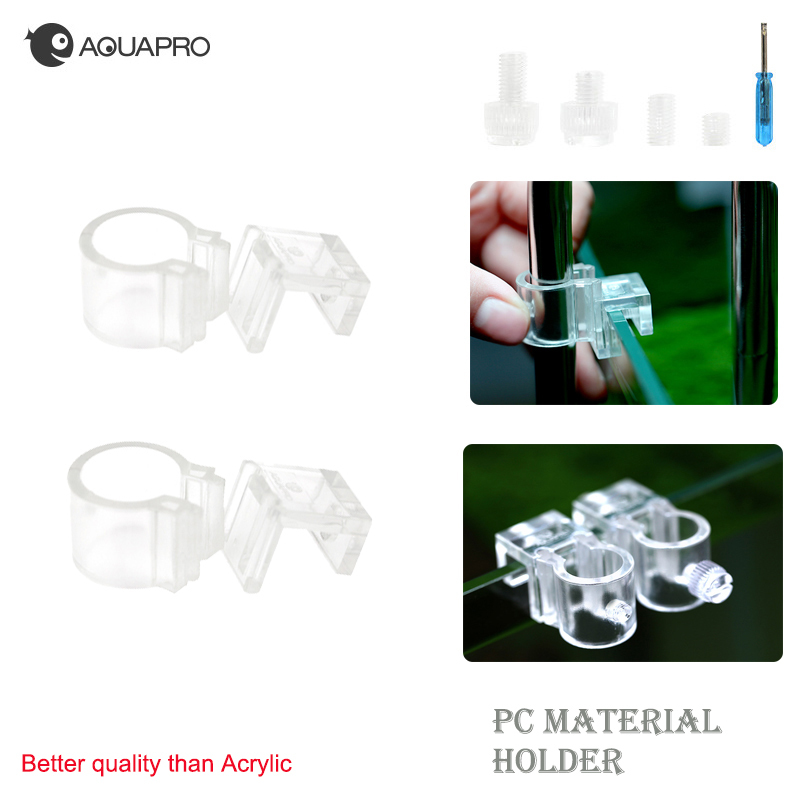 Aquarium Plant Holder - Aquarium Pipe Holder Inflow Outflow PC