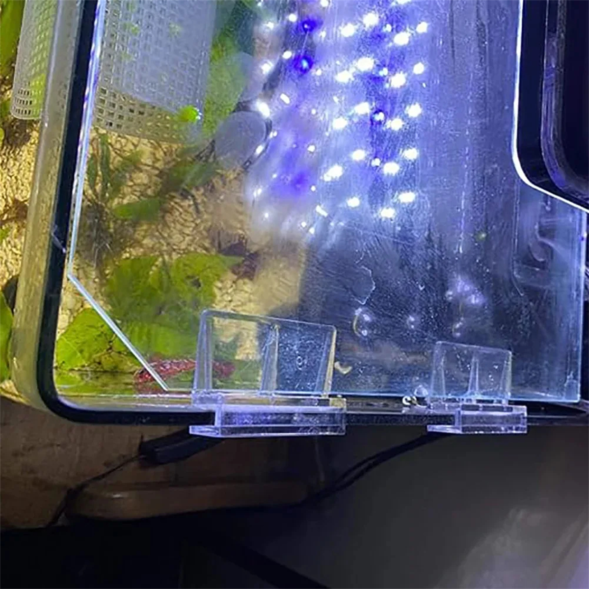 10Pcs Transparent Acrylic Fish - огляд і ціна Aquarium Plant Holder