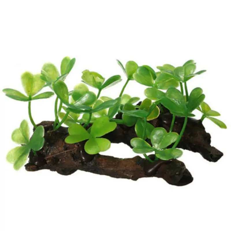 Plastic Artificial Turtle Tree - огляд і ціна Aquarium Planted Wood