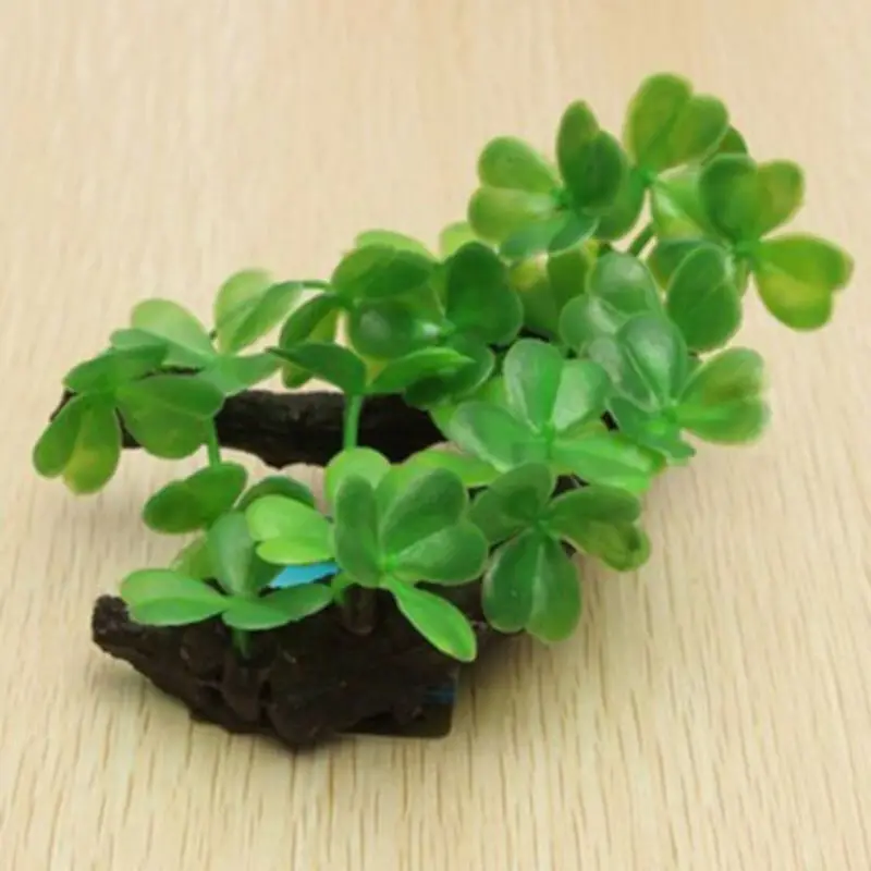 Plastic Artificial Turtle Tree - огляд і ціна Aquarium Planted Wood