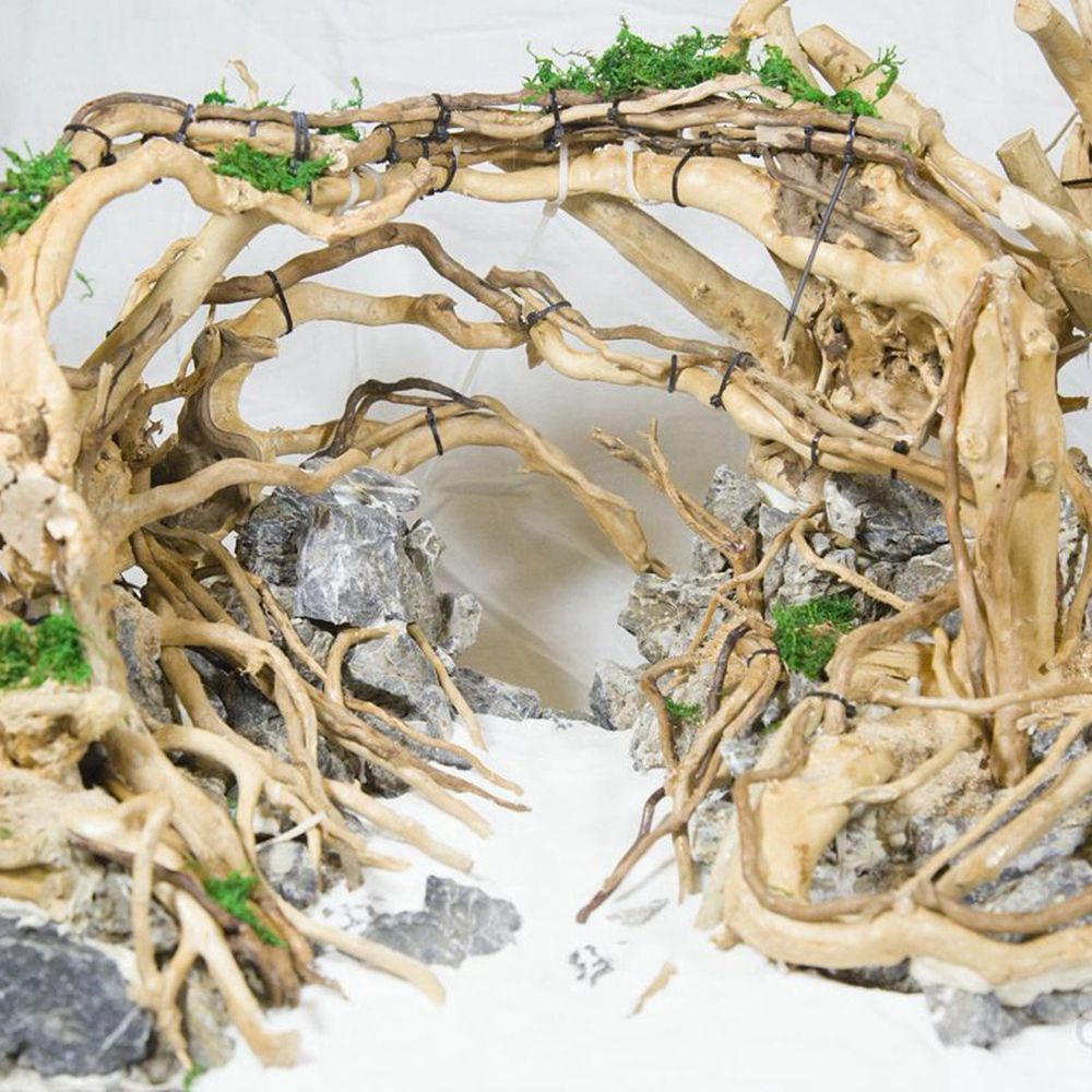 Wood N1N Reptile Tank Backgrou - огляд і ціна Aquarium Planted Wood