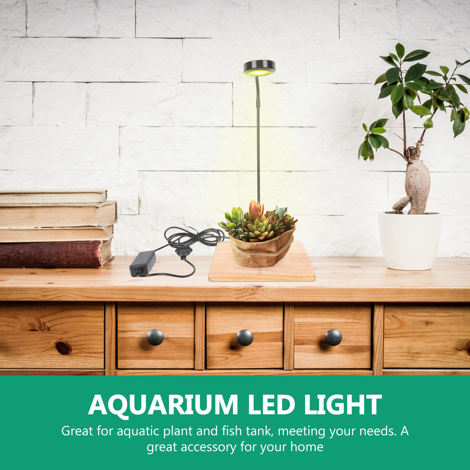 Aquarium Light with Wooden Bas - огляд і ціна Aquarium Planted Wood