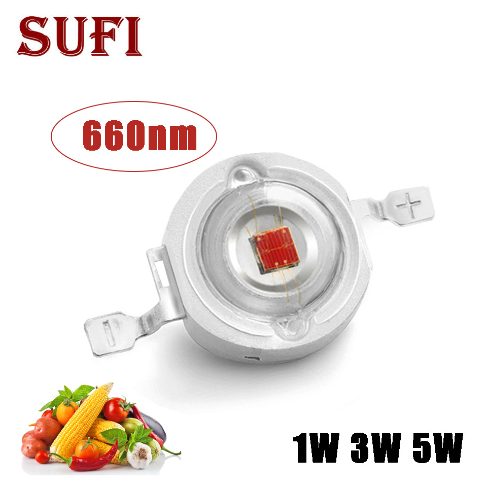 10-50PCS Deep Red 660nm LED La - огляд і ціна Aquarium Plant Red