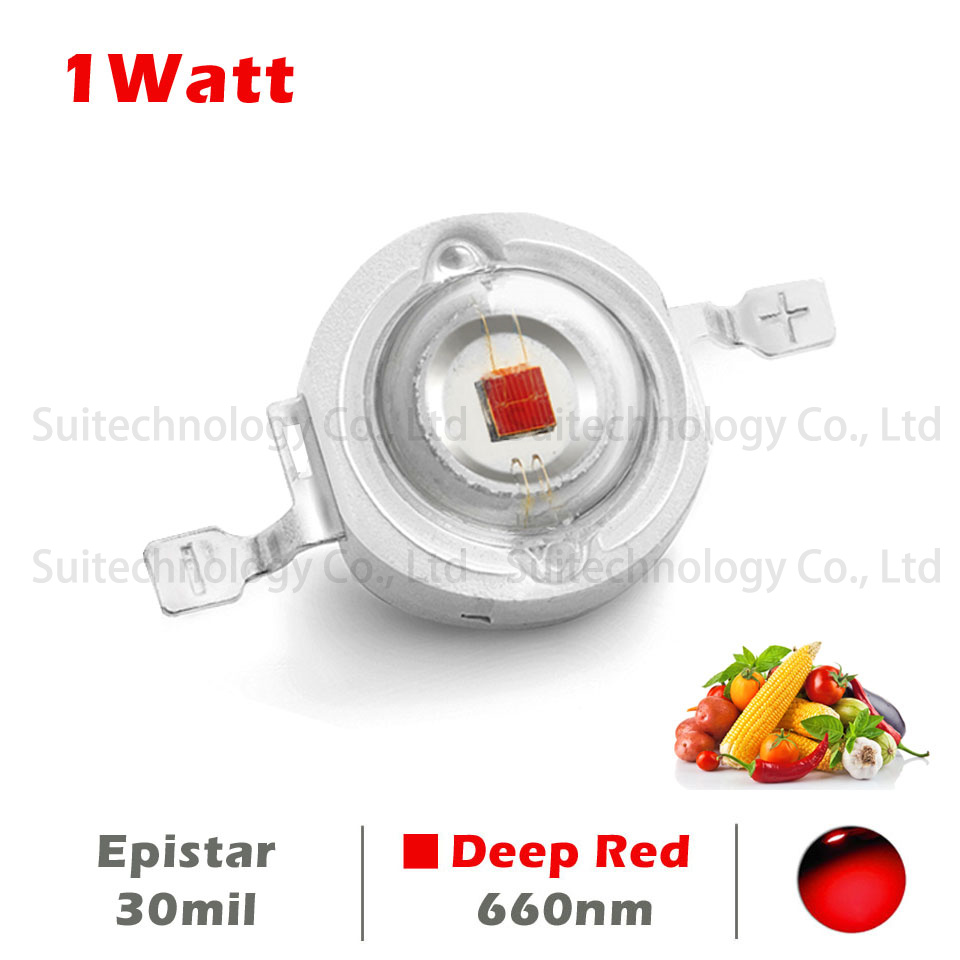 10-50PCS Deep Red 660nm LED La - огляд і ціна Aquarium Plant Red