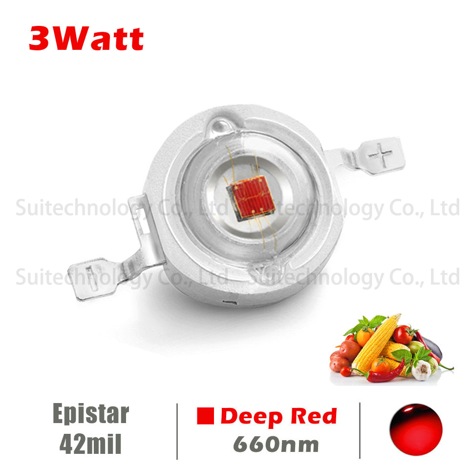 10-50PCS Deep Red 660nm LED La - огляд і ціна Aquarium Plant Red