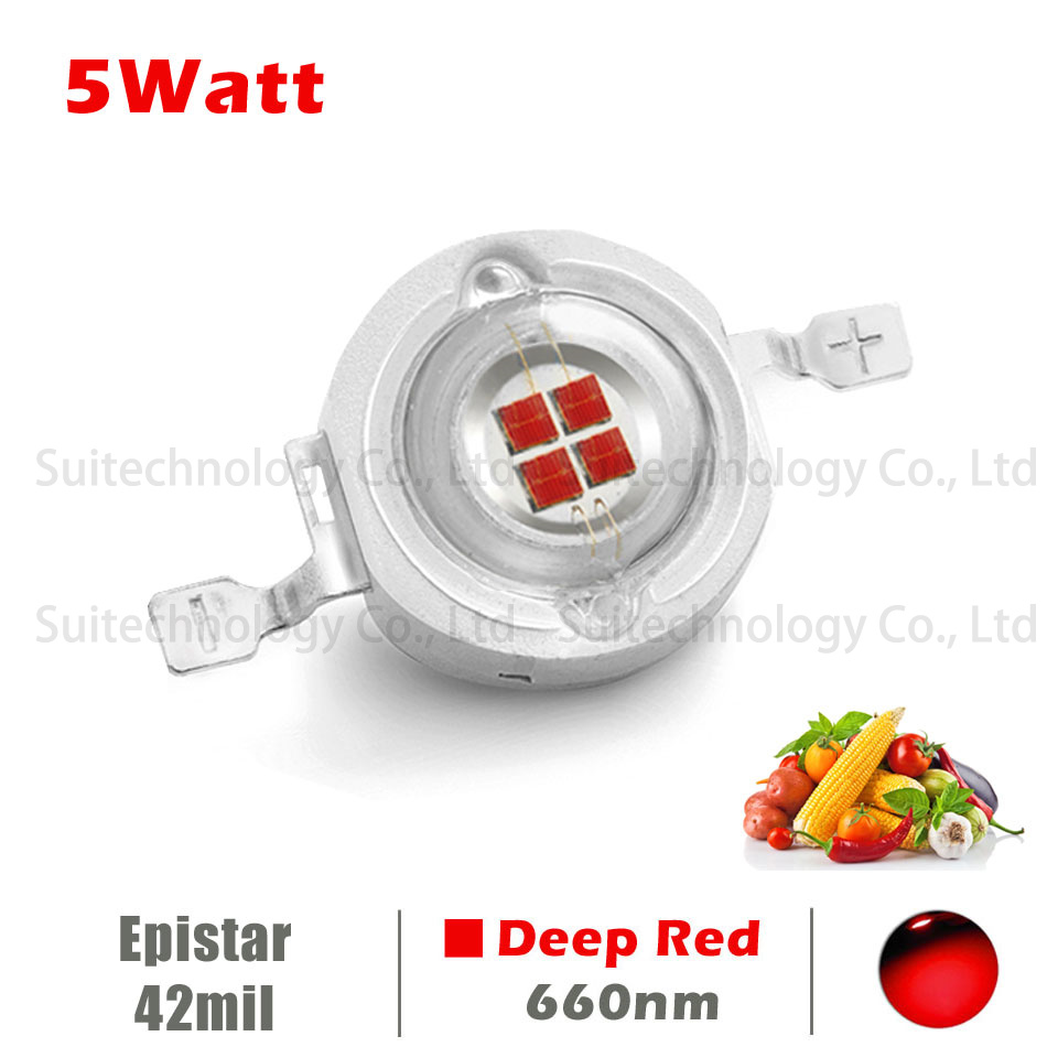 10-50PCS Deep Red 660nm LED La - огляд і ціна Aquarium Plant Red