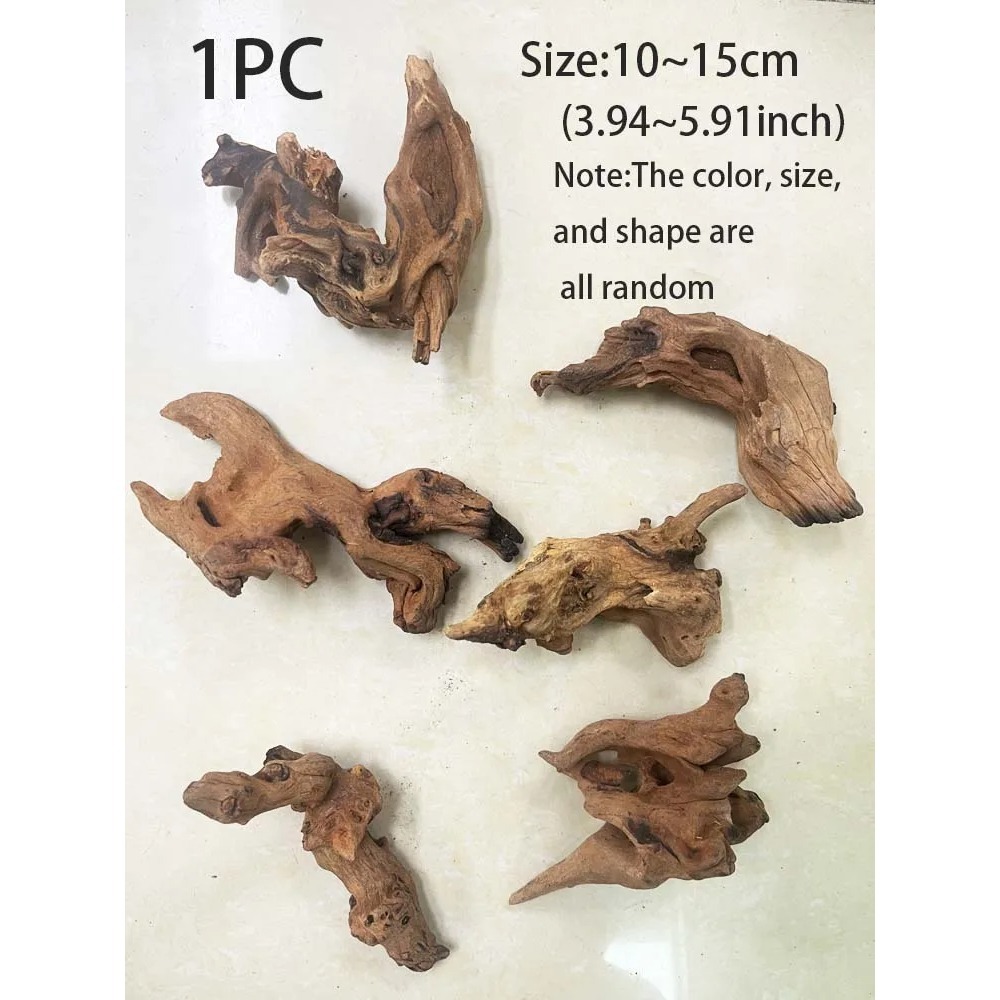 1PC Natural Sinkable Driftwood - огляд і ціна Aquarium Planted Wood