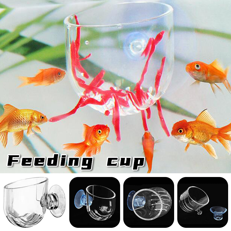 Fish Tank Red Worm Feeder Cup  - огляд і ціна Aquarium Plant Red