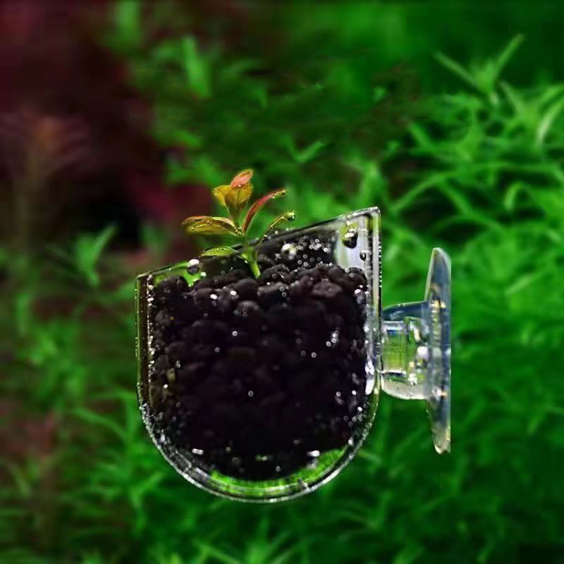 Fish Tank Red Worm Feeder Cup  - огляд і ціна Aquarium Plant Red