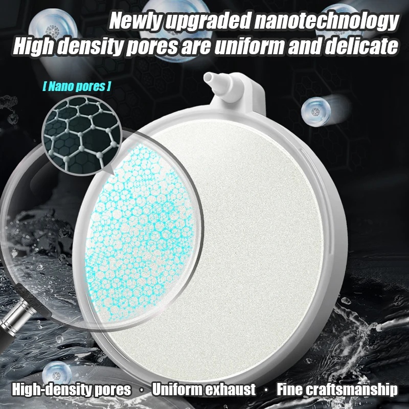 Nano Disc Air Stone Oxygen Aer - огляд і ціна Aquarium Lily Pipe