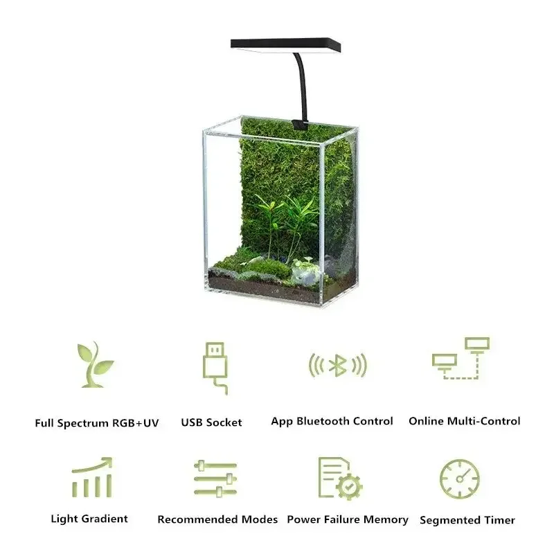 WEEK AQUA Mini 9 Pro USB Nano  - огляд і ціна Aquarium Plant Iron