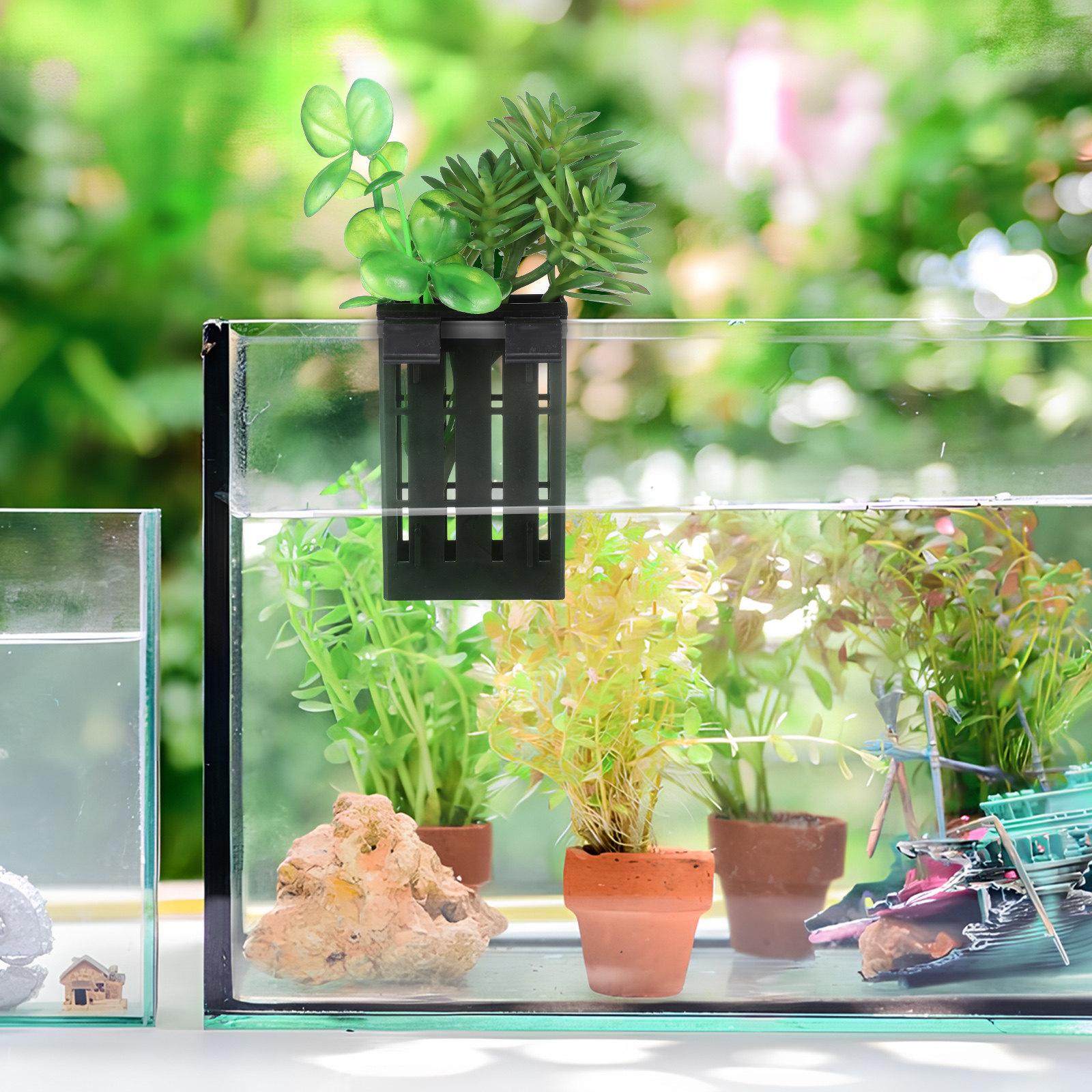 10Pcs Aquarium Plant Holder Ha - огляд і ціна Aquarium Plant In Pot