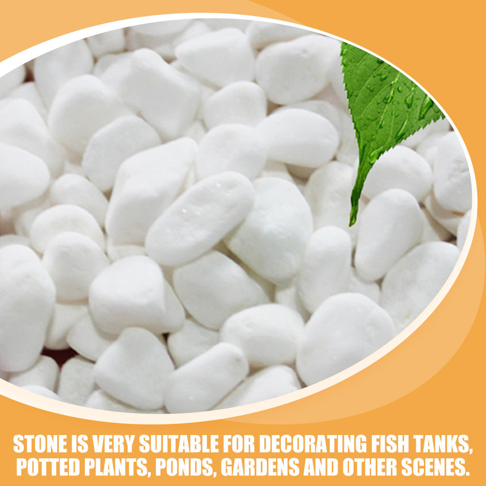 1Set White Decorative Stone El - огляд і ціна Aquarium Plant In Pot