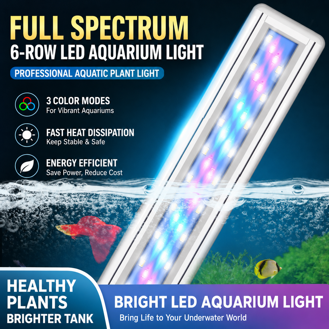 220V LED Aquarium Plant Light  - огляд і ціна Aquarium Plant Iron