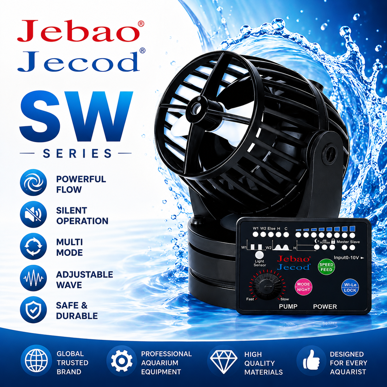 Jebao Jecod SW-2 SW-4 SW-8 SW- - огляд і ціна Aquarium Plant Iron