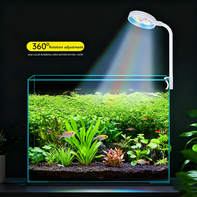 USB LED Fish Tank Clip Lamp Hi - огляд і ціна Aquarium Plant Iron