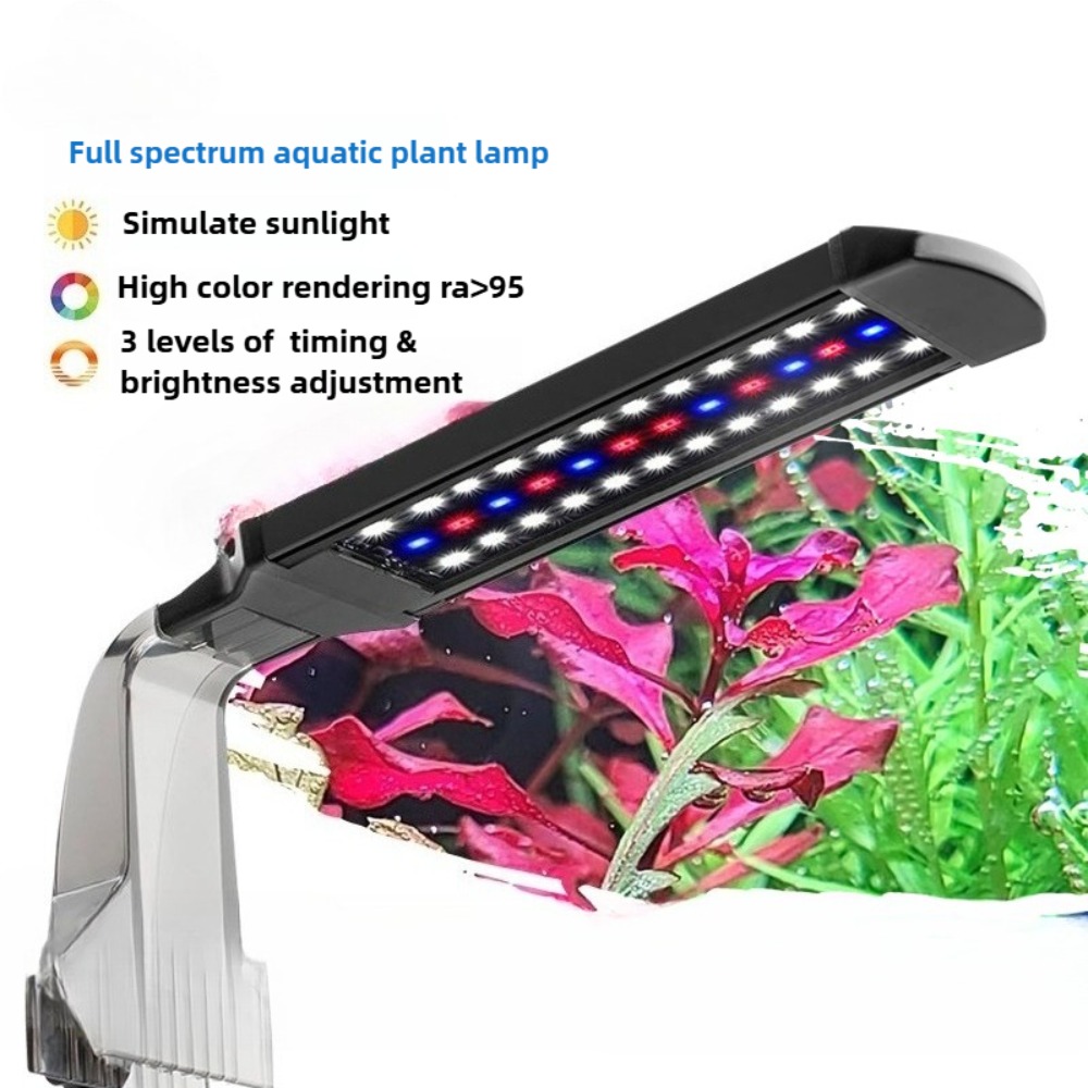 Clip on Aquarium LED Light Blu - огляд і ціна Aquarium Plant Red