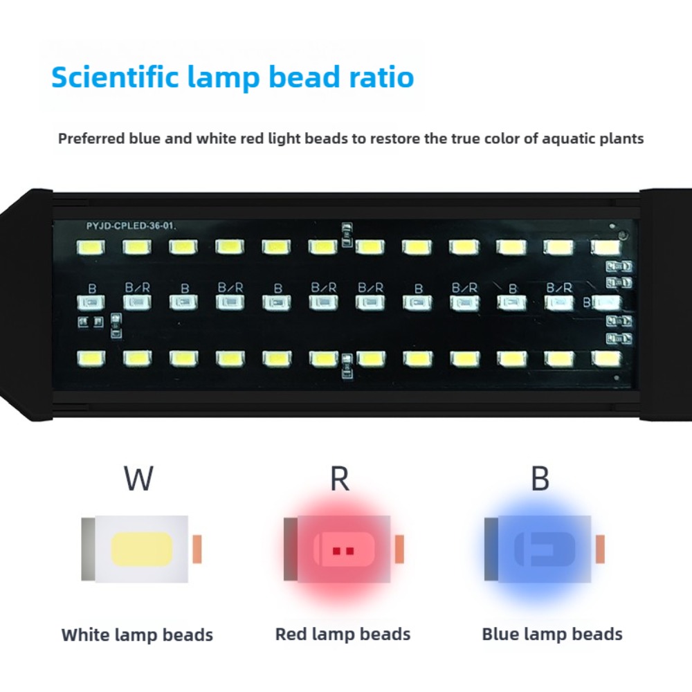 Clip on Aquarium LED Light Blu - огляд і ціна Aquarium Plant Red
