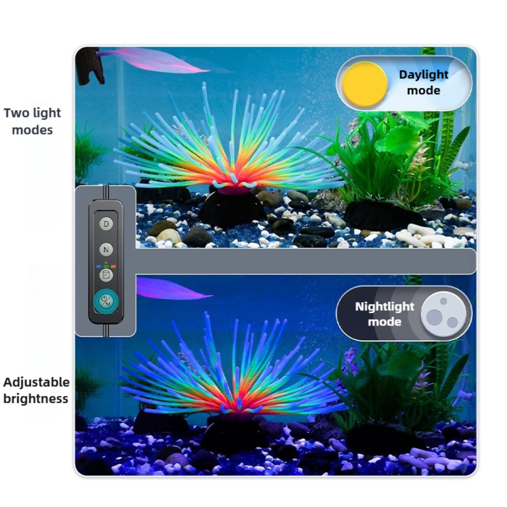 Clip on Aquarium LED Light Blu - огляд і ціна Aquarium Plant Red