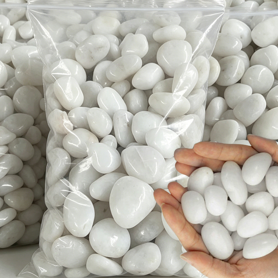 600g Smooth Polished Pebbles,  - огляд і ціна Aquarium Sand White