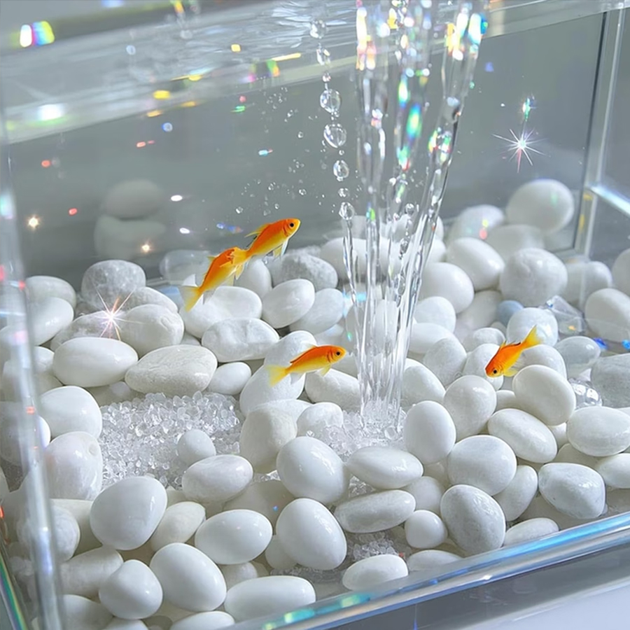 600g Smooth Polished Pebbles,  - огляд і ціна Aquarium Sand White