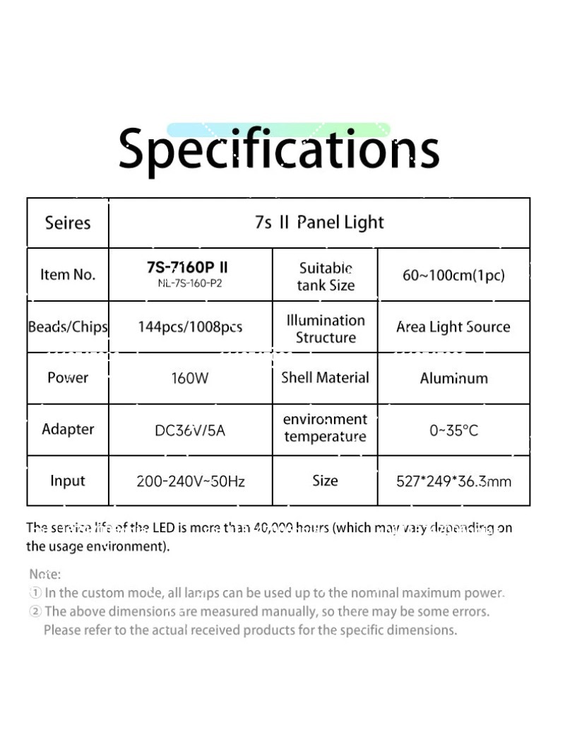 Aquarium LED Light 160W RGB Fu - огляд і ціна Aquarium Planted Tank