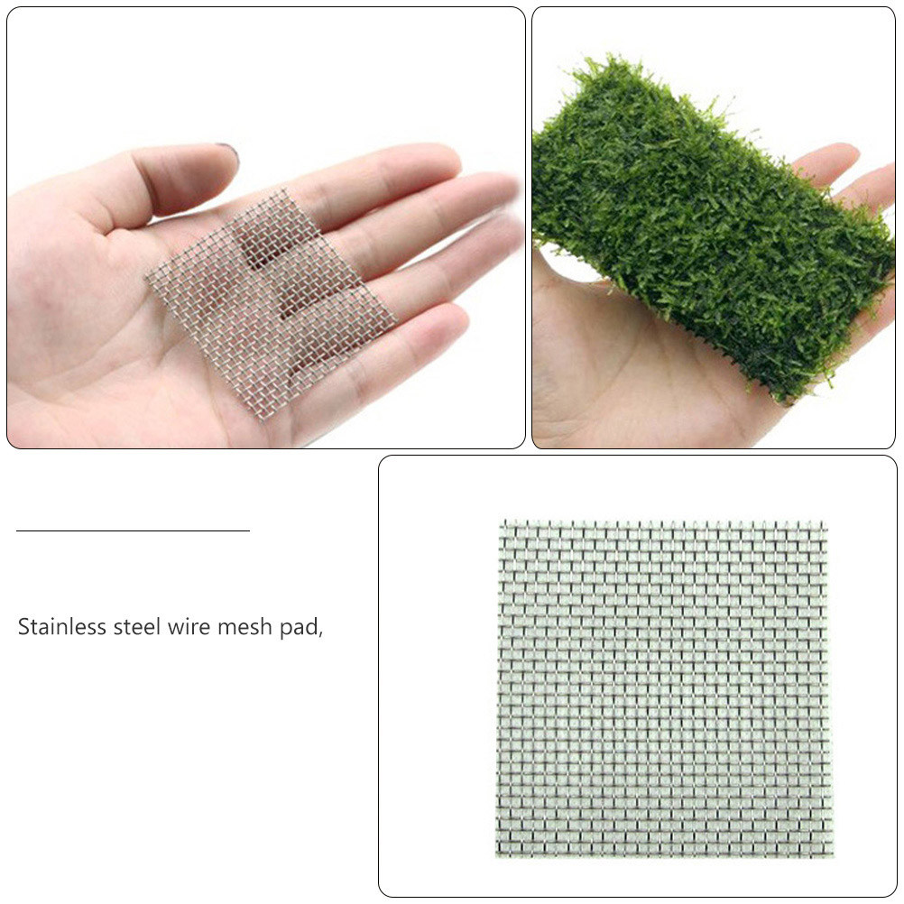 15pcs Stainless Wire Mesh Pad  - огляд і ціна Aquarium Planted Tank